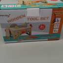 Wooden Tool Set for Kids 2 3 4 5 Year Old, 29Pcs Educational STEM Toys Toddler Montessori Toys for 2 Year Old Construction Preschool Learning Activities Gifts for Boys Girls Age 2-4 1-3