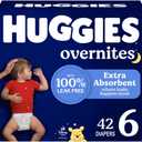 Huggies Overnites Diapers, Size 6