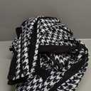 HOTIAN Women One Piece Ski Suits Slim Fit Overalls Jumpsuits Waterproof Winter Outdoor Snowboard Snow Suits (X-Large, 02houndstooth)