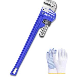 24 Inch Pipe Wrench | Plumbers Wrench, Heavy Duty Plumbing Tools | Forged from High Carbon Steel | Suitable for Water Pipes, Plumbing, Fire Protection Pipe Tools