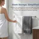24 Inch Bathroom Towel Bar, SUS304 Stainless Steel, Self Adhesive, Brushed Nickel, Towel bar for Bathroom wall