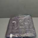 BUYUE Good Support Office Chair Cushion Padded, Soft Velvet Comfortable Non-Slip Seat Cushion for Computer Desk Kitchen Chair (1 Count, Blue)