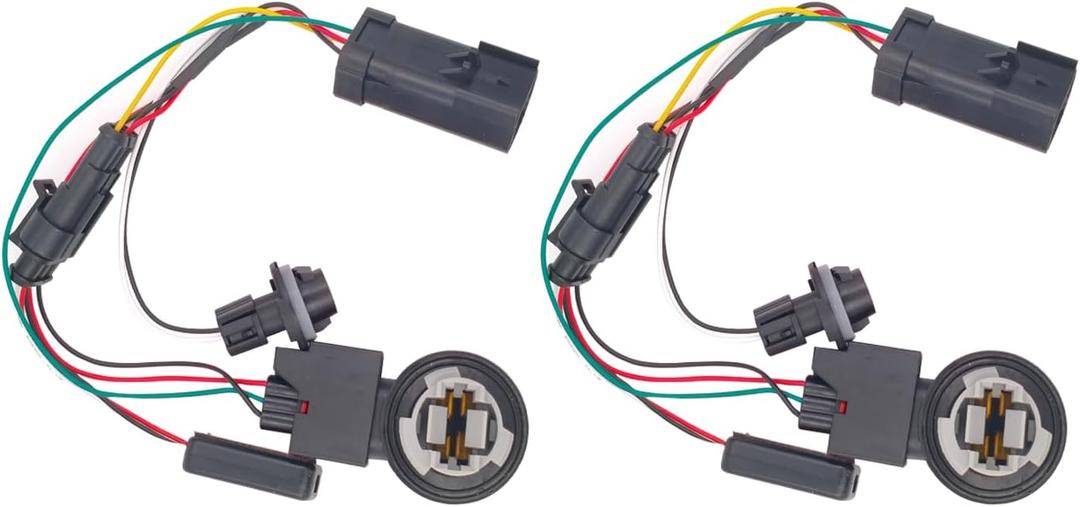 Pair of LED Tail Lights Converter Wire Harness for Dodge Ram 1500 2500 3500 2010-2023 Replaces 55277415AA 55277414AA (for Factory LED Tail Light Only)