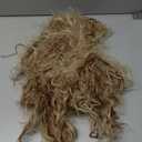 Decorative Curly Rocker Wig for Cosplay Style Synthetic Hair Wig for Halloween Parties Comfortable Easy to Wear for Themed Events (Golden)