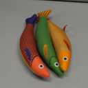 Potaroma Cat Toys Saury Fish, 3 Pack, Catnip Crinkle Sound, Soft and Durable, Interactive Kitten Kicker for Indoor Kitty Exercise 9.4 Inches for All Breeds