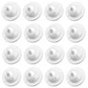 PlusRoc 16 Pack Self Adhesive Caster Wheels for Appliance, Load Capacity 14LBS Per Wheel, Mini Swivel Wheels Sliders Roller for Stand Mixers Air Fryers