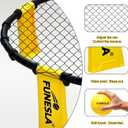 Roundnet Game Set - Outdoor Beach Volleyball Game, Quick Setup Non-Slip Ball Game with Hidden Needle Air Pump & Carry Bag for Beach Backyard Lawn, Park