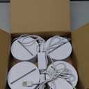 Kosiz 4 Pcs Pastor Appreciation Gifts Bulk LED Night Light Pastors Gift for Men Women Acrylic Clergy Lamp with Base Bible Verse Gifts for Birthday Anniversary (Classic Pastor)