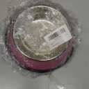 Stainless Steel Dog Bowls, Food and Water Non Slip Anti Skid Stackable Pet Puppy Dishes for Small, Medium and Large Dogs (2 Pack) (Cup/7 oz, Pink)