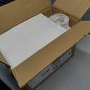 RACETOP White Paper Bags with Handles Bulk 8"x4.5"x10.8" 100Pcs Gift Bags Medium Size, White Gift Bags with Handles, Gift Bag Bulk for Retail, Party, Shopping, Merchandise