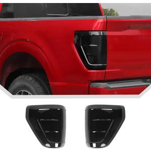 JeCar Smoked Tail Light Covers Trim Guards Only for 2021-2023 Ford F150 XL