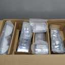 Headlights Assembly for Chevy C/K 1500 2500 Suburban / C1500 C2500 C3500 K1500 K2500 K3500 94-99 / Tahoe 95-99 / for 94 Chevy Blazer Black Housing Amber Reflector