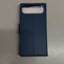 for iPhone 17 Air Case Wallet with RFID Blocking Card Holder, PU Leather Kickstand Protective Flip Phone Cover Fit for iPhone 17 Air 6.5" Blue