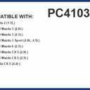 PureFlow HEPA Cabin Air Filter PC4103HX | Fits 2014-2025 Mazda CX-5, 2014-2018 3, 2014-2021 6, 2014-2018 3 Sport, 2020 2