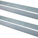 12x2x1ft(2 Pack) Galvanized Raised Garden Bed,Outdoor Planter Box Metal Patio Kit Planting Bed for Vegetables Flowers Herb,Grey (Gray)