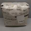 HaloRest Heated Blanket Full Size, Faux Fur Cozy Heating Blanket with Overheat Protection, 1/2/4/6/8 Hours AutoOff 10 Heat Level, Machine Washable (72x84 Inches, Cream White)