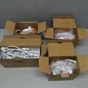 Amico 6 Pack 4 Inch 5CCT Gimbal LED Recessed Lighting, 360&90 Adjustable Eyeball Directional Downlight, Dimmable, 2700K/3000K/3500K/4000K/5000K Selectable, CRI90+ 9W 700LM, ETL&FCC (White)