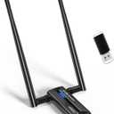 EDUP USB 3.0 WiFi 6E Adapter for PC, AXE3000, Mt7921au, 802.11ax, Tri-Band 6GHz/5GHz/2.4GHz, USB Wi-Fi Dongle Wireless Network Card, Support Windows 11/10 (Install Driver) & Linux (Plug and Play)