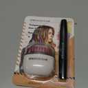 Hot Pink Temporary Hair Chalk Color Comb + Washable Hair Mascara Dye for Girls Kids, Makeup Vibrant Dye Hair Colors for Halloween, Cosplay, Sporting Events, DIY Hair Parties Christmas