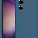 WOGROO for Samsung Galaxy S23 Case Dark Blue, Scratch Resistant with Soft Touch, Slim Thin Phone Cover for Samsung Galaxy S23, Pack of 2
