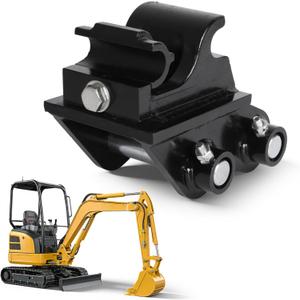 Mini Excavator Quick Change Hitch,Excavator Attachments Quick Hitch for Small Digger Quick Coupler,Fit Most of to 0.8-2 tons Mini Excavators