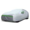 AUQDD 6-Layers Premium Sedan Car Cover Waterproof All Weather Weatherproof UV Sun Protection Snow Dust Storm Resistant Outdoor Exterior Custom Form-Fit Full Padded Car Cover with Straps 188"-198" K3