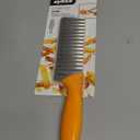 ZYLISS Crinkle Cut Knife, Potato and Vegetable Cutter, Stainless Steel (Orange)