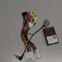 16pin Car Stereo Radio Power Wiring Harness Canbus Box for Nissan X-Trail Teana Navara Qashqai Sentra Support Factory Bose Amplifier OEM Backup Camera