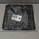 CARRIE HOME Black and White Plaid Boho Throw Pillow Covers 18x18 Set of 2, Modern Farmhouse Buffalo Checkered Decorative Linen Pillow Cover, Black Boho Living Room Decor for Couch and Bed