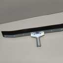 Curved Floor Squeegee 36’’, Rubber Blade Garage Squeegee, Taper Pole Connection - Handle Sold Separately for Tiles, Concrete and Asphalt