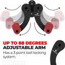 PRO BIKE TOOL Bike Wall Mount - Horizontal Indoor Bike Rack for 1 Bicycle - Bike Rack for Garage - Safe and Secure Bike Hook for Road, Mountain or Hybrid Bikes - Bike Hanger, Bicycle Storage