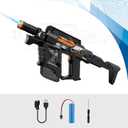 Electric Water - Automatic Water with Drum, Realisty Water Pistol, for 16+ Years Old, Black