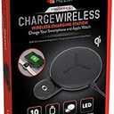 Helix 2 in 1 Wireless Charger, 10 Watt Fast Wireless Charger + Apple Watch Charger, iPhone Charger, Qi Certified, Compatible with iPhone 11, 11 Pro, 11 Pro Max, XS, XS Max, XR, X, 8, 8 Plus, AirPods 2