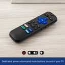 Remote Control for Hisense-TCL-Onn-Sharp-Philips-Westinghouse-Insignia-Element Roku TV Remote Replacement
