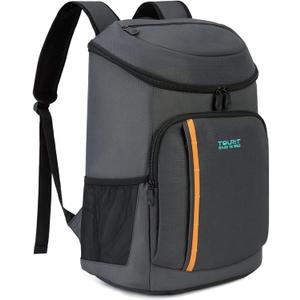 TOURIT Cooler Backpack 30 Cans Lightweight Insulated Backpack Cooler Leak-Proof for Men and Women (Dark Grey)