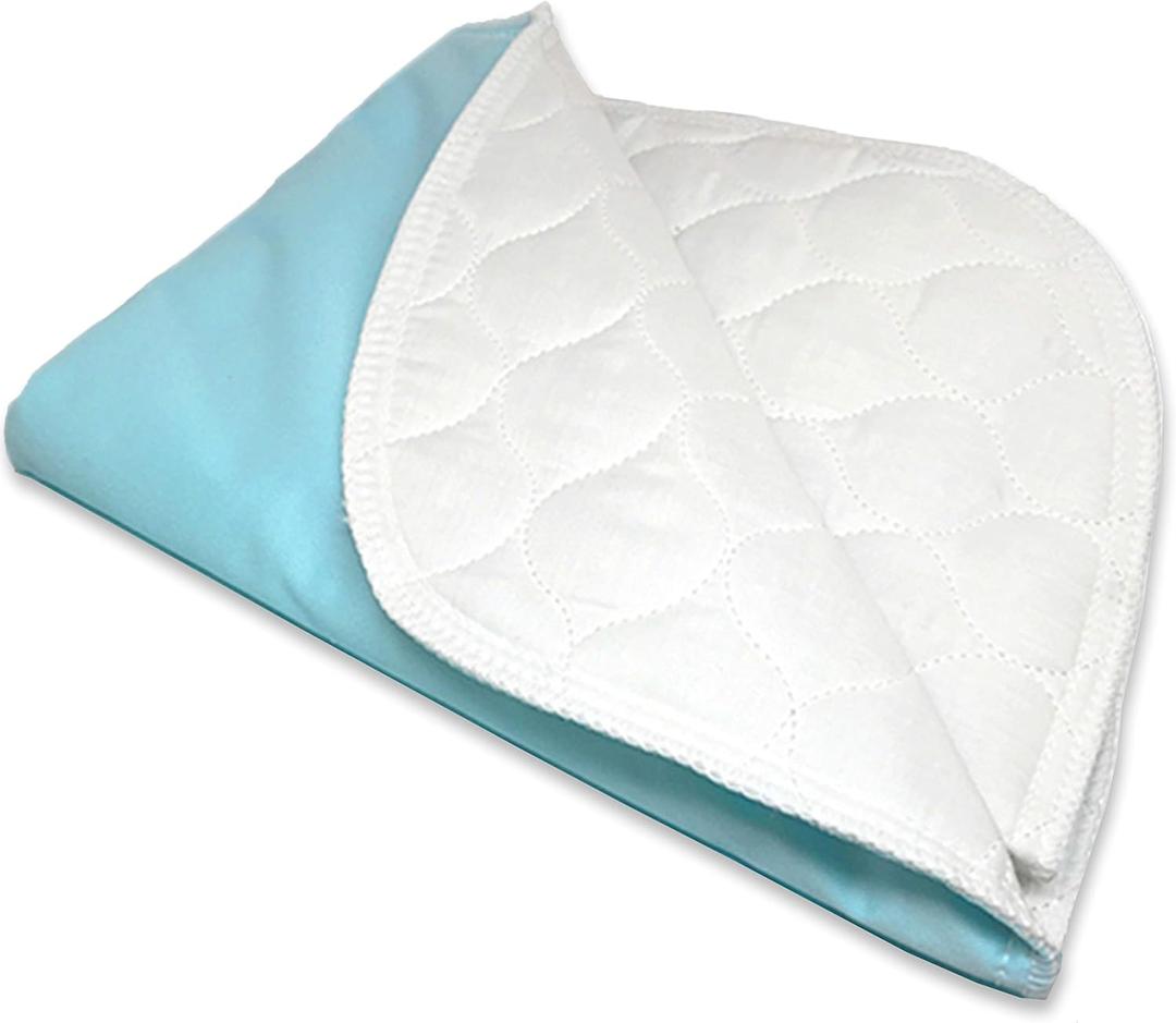 Washable Underpads (34x36 Inch) - Waterproof Reusable Bed Underpads, Heavy Absorbency Incontinence Bed Pads for Adults, Kids, Elderly, and Pets, Leakproof & Non-Slip Mattress Pad for Bedwetting, 2 Pack