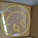 Smiley Face Neon Sign, LED Neon Light for Wall Decor, USB Powered Light Up Signs, Yellow Neon Smiley Face Sign for Kids, Bedroom, Party, Bar, Wedding Decoration Gifts, 13.8 inches