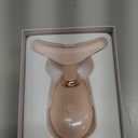 Red Light Therapy for Face and Neck, 7 Color Light Based Face Massager Tool, Portable Skin Care Tool for Firming, Tightening and Lifting (Glossy Pink)