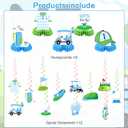 Golf Hole in One Party Decorations Lets Par-Tee Golf Birthday Party Decor Supplies for Boys Golf Themed Baby Shower Decor