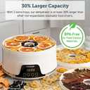 COSORI Food Dehydrator Machine for Jerky, 5 Trays with 165F Temperature Control and 48H Timer, 350W Dryer for Fruit, Herbs, Meat, Veggies and Dog Treats, 50-Recipes Book Included