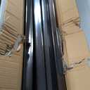 Shelf Label Strips, Pro Painter 100 Pack Snap-in 1.25H Angled Shelf Strip Price Tag Holder Fits Standard Gondola Shelf Channel, Clear Plastic Front/Black Back Sign Holder for 48 Long Shelf, 47-11/16 inches x 1 1/4 inches