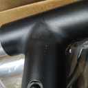 Folding Walker with 2 Skis and 5" Wheels, Lightweight Walkers for Seniors and Adults, Supports Up to 350 Pounds, Adjustable Height, Compact Standard Walker, Black