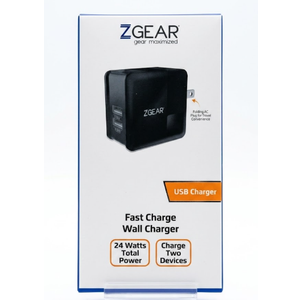 ZGEAR Fast Charge Wall Charger, 24 Watts