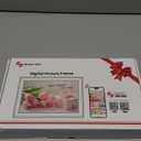 Frameo 10.1" Wood WiFi Digital Picture Frame with 32GB Memory, 1280 x 800 IPS HD Touch Screen Electronic Photo Frame, Auto-Rotate, Slideshow, Wall Mountable, Share Photos/Video Remotely Anywhere