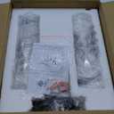 kudos Black and Gold Bathroom Light Fixtures,Modern Led Wall Sconce Light with Crystal Bubble and Clear Glass, 3000K/4500K/6000K Adjustable, KDVL05-BG-2 (1 Pack)