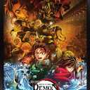 Demon Slayer: Infinity Castle (2025) - Group Key Art Wall Poster, 34L" x 22.4W", Black Framed Version