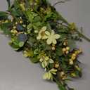 18 Inch Artificial Eucalyptus Stems with Berries, 6 Pcs Realistic Greenery Floral Picks, Spring Summer Stems for Wedding Centerpieces, Table and Home Decor