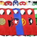 Treasure Store Outdoor Toys for Toddlers Age 3-5 - Party Favor for Kids, Superhero Dress up Gifts for 3-7 Year Old Boys Girls Costumes Supplies 6 Pcs