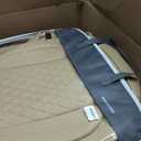 BABYBLU Car Seat Covers Full Set,Universal Leather Car Seat Covers for Cars,Waterproof Leather Automotive Vehicle Cushion Cover Fit for Most Cars SUV Pick-up Truck