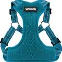 Best Pet Supplies Voyager Adjustable Dog Vest Harness Breathable No Pull Harness for Small, Medium, Large Dogs, Harness for Walking, Jogging, Easy Step-in, Reflective Stripes - Turquoise, S